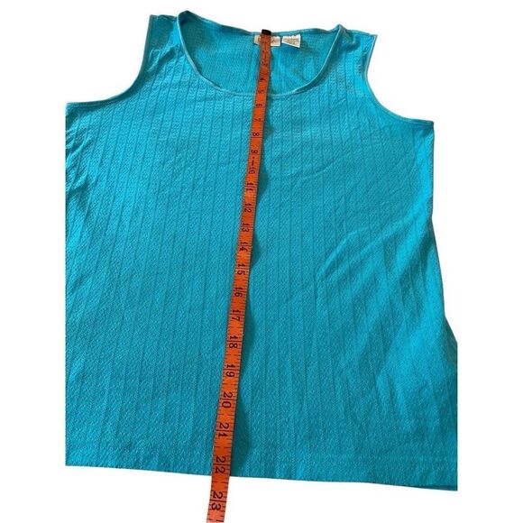 Flawed Erika Wide Strap Tank Top Everyday Casual Summer Workout Textured Work - Picture 9 of 11